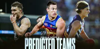 Predicted ins, outs and lineups for the 2026 AFL finals week two Predicted ins, outs and lineups for the 2026 AFL finals week two