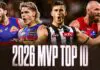Revealing the top 10 in Zero Hanger’s 2026 AFL MVP Revealing the top 10 in Zero Hanger’s 2026 AFL MVP