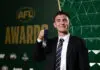 AFL AWARDS: All-Australian Team, Rising Star, AFLPA MVP, AFLCA Champion Player, Defender of the Year and more awarded in glittering ceremony MELBOURNE, AUSTRALIA - AUGUST 25: Jagga Smith of the Blues poses after being presented with the Telstra AFL Rising Star award during the 2026 AFL Awards at Centrepiece on August 25, 2026 in Melbourne, Australia. (Photo by James Wiltshire/AFL Photos)