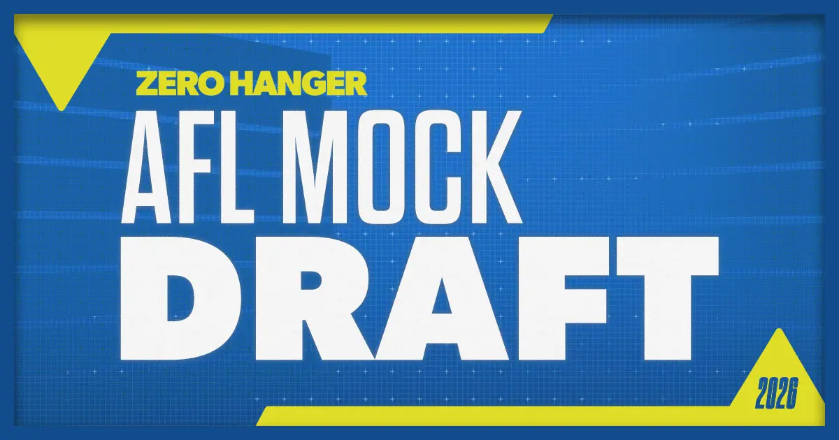 AFL Mock Draft – Zero Hanger AFL Mock Draft - Zero Hanger
