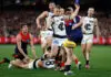 Carlton young gun on star best mate Jagga, surgery scare and his Pickett job MELBOURNE, AUSTRALIA - AUGUST 29: Cooper Lord of the Blues kicks the ball during the 2026 AFL First Wildcard Final between the Melbourne Demons and the Carlton Blues at the Melbourne Cricket Ground on August 29, 2026 in Melbourne, Australia. (Photo by Michael Willson/AFL Photos via Getty Images)