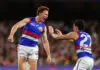 Next steps for the Western Bulldogs after another early AFL Finals exit ADELAIDE, AUSTRALIA - SEPTEMBER 05: Ed Richards of the Bulldogs celebrates a goal with Joel Freijah of the Bulldogs during the 2026 AFL Second Elimination Final between the Adelaide Crows and the Western Bulldogs at Adelaide Oval on September 5, 2026 in Adelaide, Australia. (Photo by Sarah Reed/AFL Photos via Getty Images)