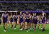 Brownlow Medallist SLAMS Fremantle after finals disaster PERTH, AUSTRALIA - SEPTEMBER 03: The Dockers walk off after they were defeated by the Hawks during the AFL Qualifying Final match between Fremantle Dockers and Hawthorn Hawks at Optus Stadium, on September 03, 2026, in Perth, Australia. (Photo by Paul Kane/Getty Images)