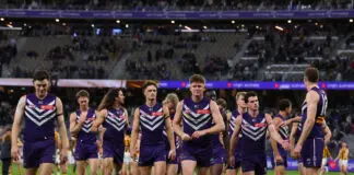 Brownlow Medallist SLAMS Fremantle after finals disaster PERTH, AUSTRALIA - SEPTEMBER 03: The Dockers walk off after they were defeated by the Hawks during the AFL Qualifying Final match between Fremantle Dockers and Hawthorn Hawks at Optus Stadium, on September 03, 2026, in Perth, Australia. (Photo by Paul Kane/Getty Images)