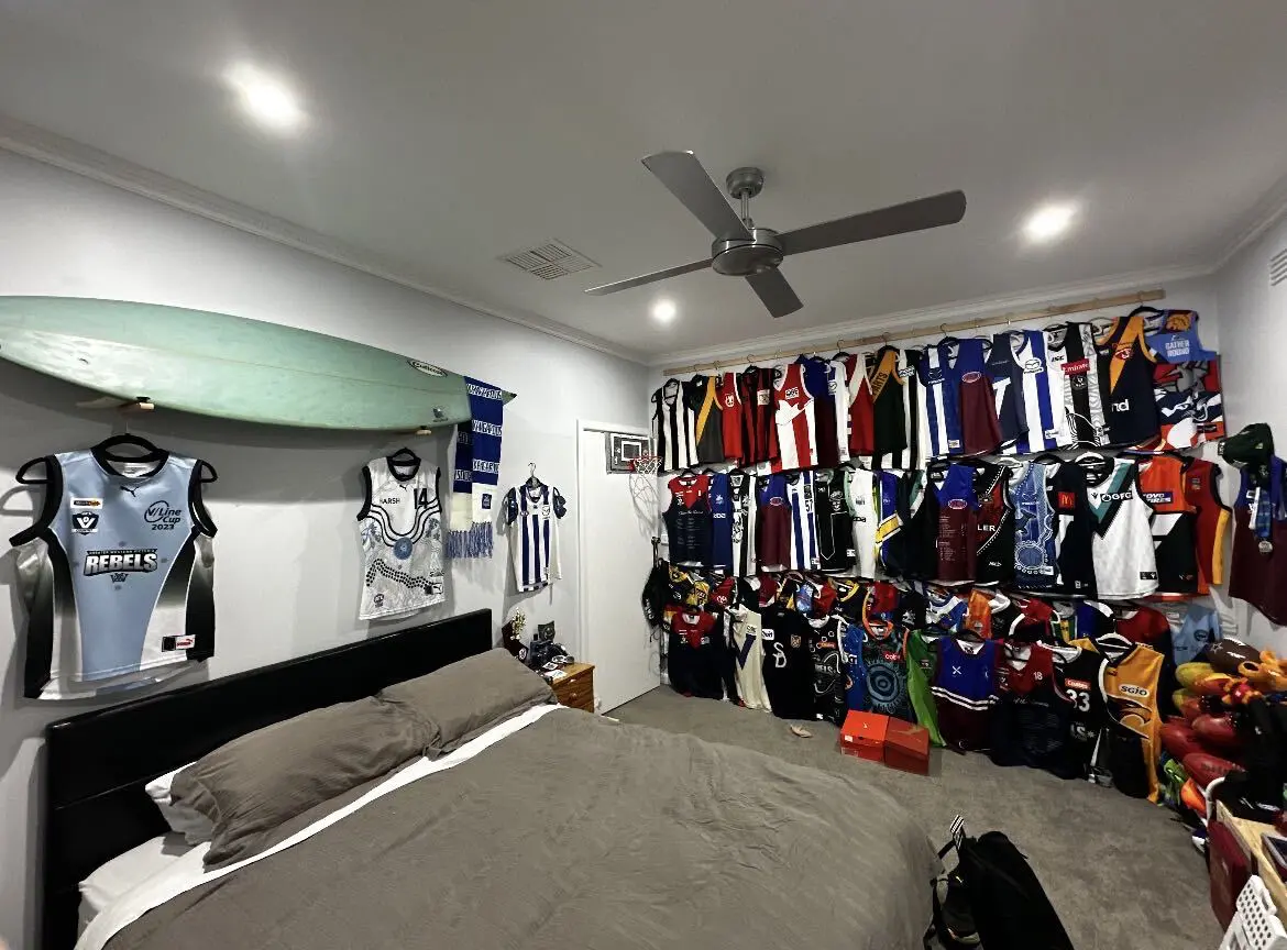 The AFL Draft prospect who owns 74 footy guernseys