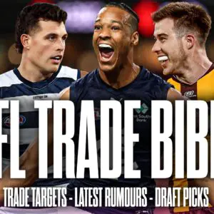 AFL Trade Bible: Every team’s rival targets, rumours, off-contract players, confirmed departures, draft hand