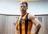 Zach Merrett after joining Hawthorn from Essendon. Picture: Hawthorn FC