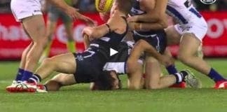 Roos coach says nothing wrong with Selwood tackle