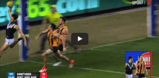 Is Hodge in trouble for this bump?