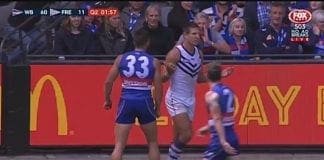 Pavlich placed on report
