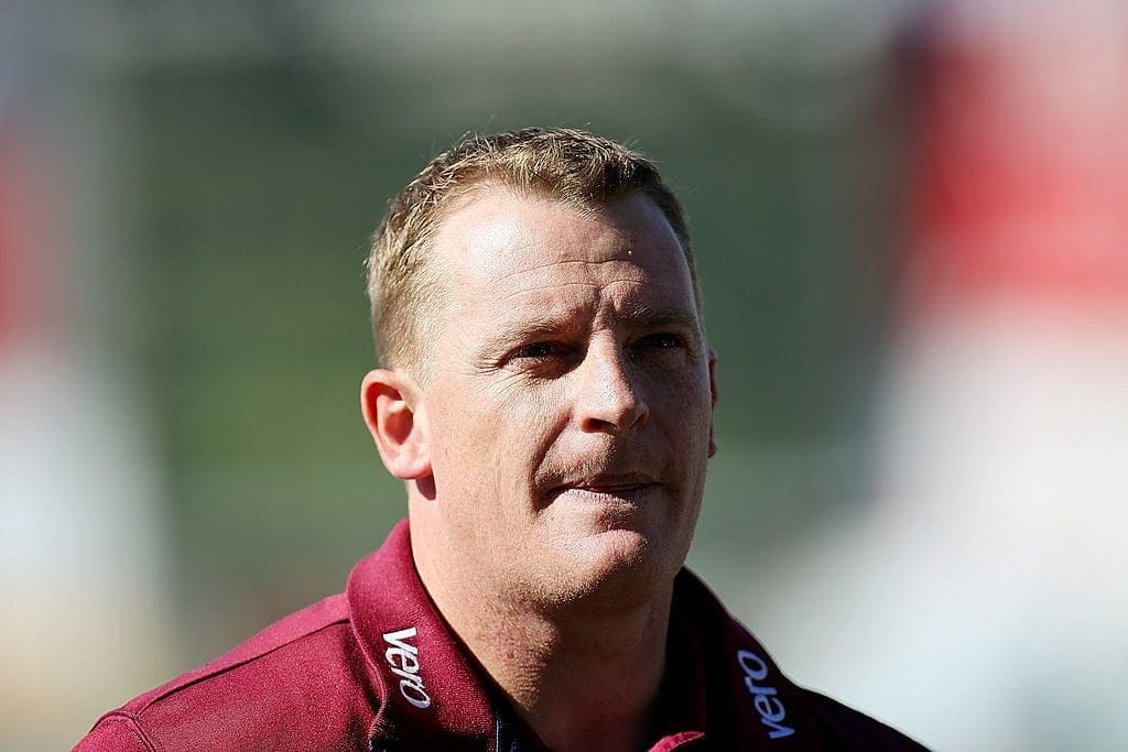 Michael Voss of the Lions looks on before the round 18 AFL match between Port Adelaide Power and the Brisbane Lions at AAMI Stadium on July 28, 2013 in Adelaide, Australia.  (Photo by Morne de Klerk/Getty Images)