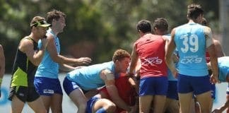 Multiple brawls erupt during fiery North Melbourne intra-club match