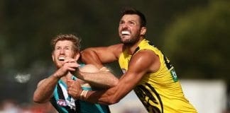 Hamstring injury sidelines Port ruckman