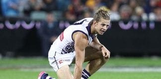 Nat Fyfe records most clangers every recorded in a game