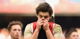 Saints defender sent to hospital for stitches after copping tennis ball in the nuts at Saints training
