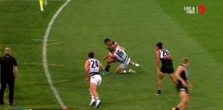 WATCH: Thomas reported for head high bump
