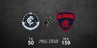 Carlton vs Melbourne - Round 9, 2018