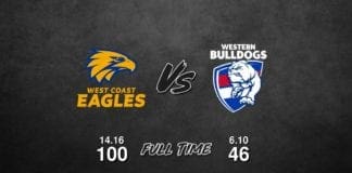 West Coast vs Western Bulldogs - Round 18, 2018