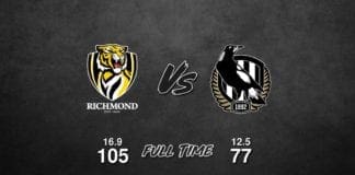 Richmond vs Collingwood - Round 19, 2018