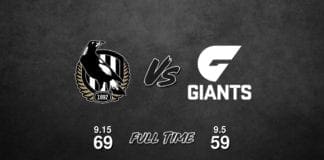Collingwood vs GWS - Finals Week 2, 2018