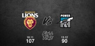 FULL TIME: Brisbane vs Port Adelaide - Round 3, 2019