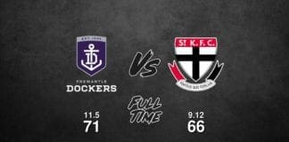 FULL TIME: Fremantle vs St Kilda - Round 3, 2019