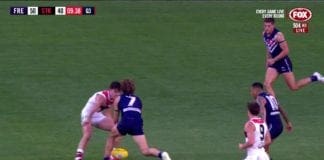 WATCH: Fyfe gets KO'd