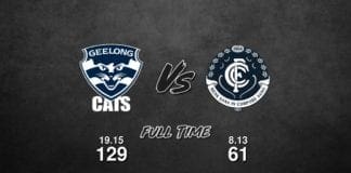 FULL TIME: Geelong vs Carlton - Round 23, 2019