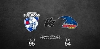 FULL TIME: Western Bulldogs vs Adelaide - Round 23, 2019