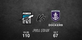 FULL TIME: Port Adelaide vs Fremantle - Round 23, 2019