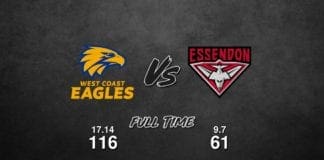 FULL TIME: West Coast vs Essendon - Finals Week 1, 2019
