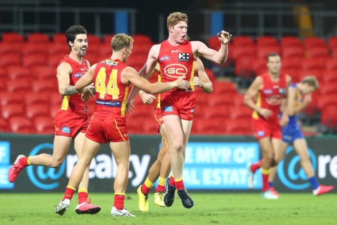 AFL Rd 2 - Gold Coast v West Coast