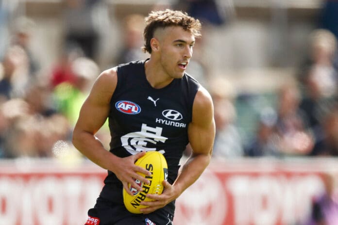 Carlton v Collingwood AFL Practice Match