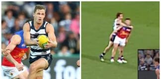 Geelong skipper, fiery forward in hot water