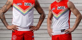 Rainbow Swans requests meeting with AFL, St Kilda Swans reveal inaugural Pride jumper