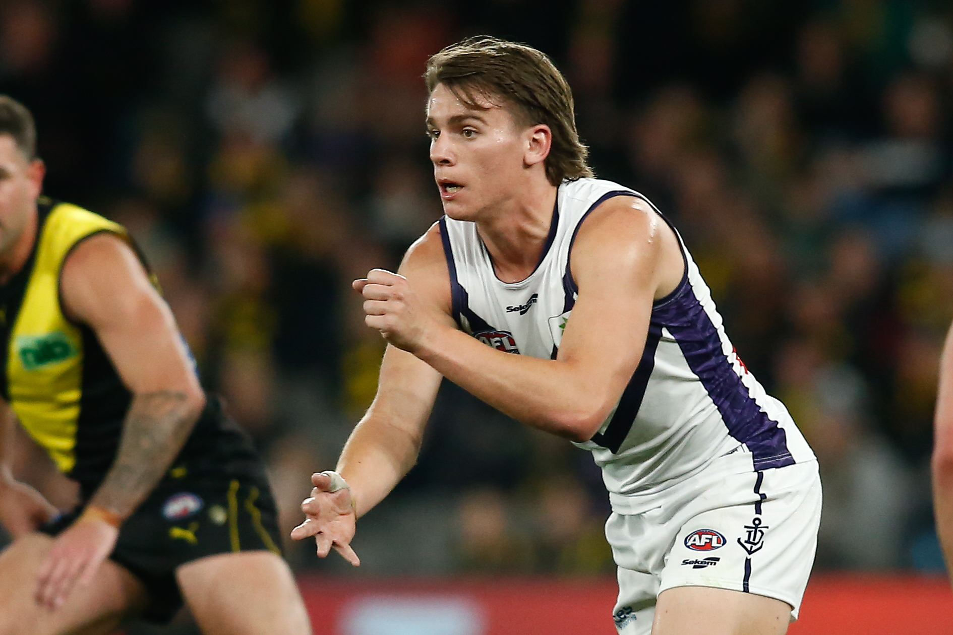 AFL 2022: Fremantle to trade Griffin Logue and Darcy Tucker to North  Melbourne for draft pick haul