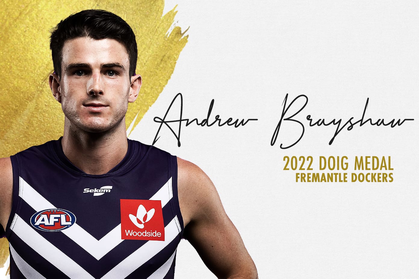 Andrew Brayshaw obliterates field to earn Doig Medal honours AFL News