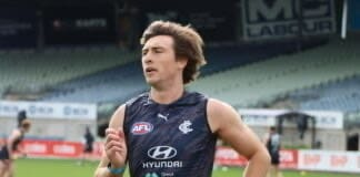 Hamstring setback for Carlton youngster Jack Carroll as De Koning and Marchbank prepare for returns