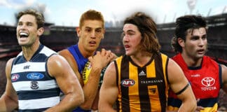 Which AFL teams enter 2023 with the oldest and youngest lists?