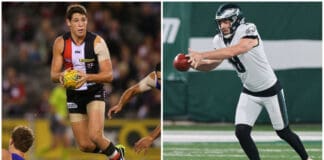 Ex-AFL footballer Arryn Siposs given "all-clear" ahead of Super Bowl