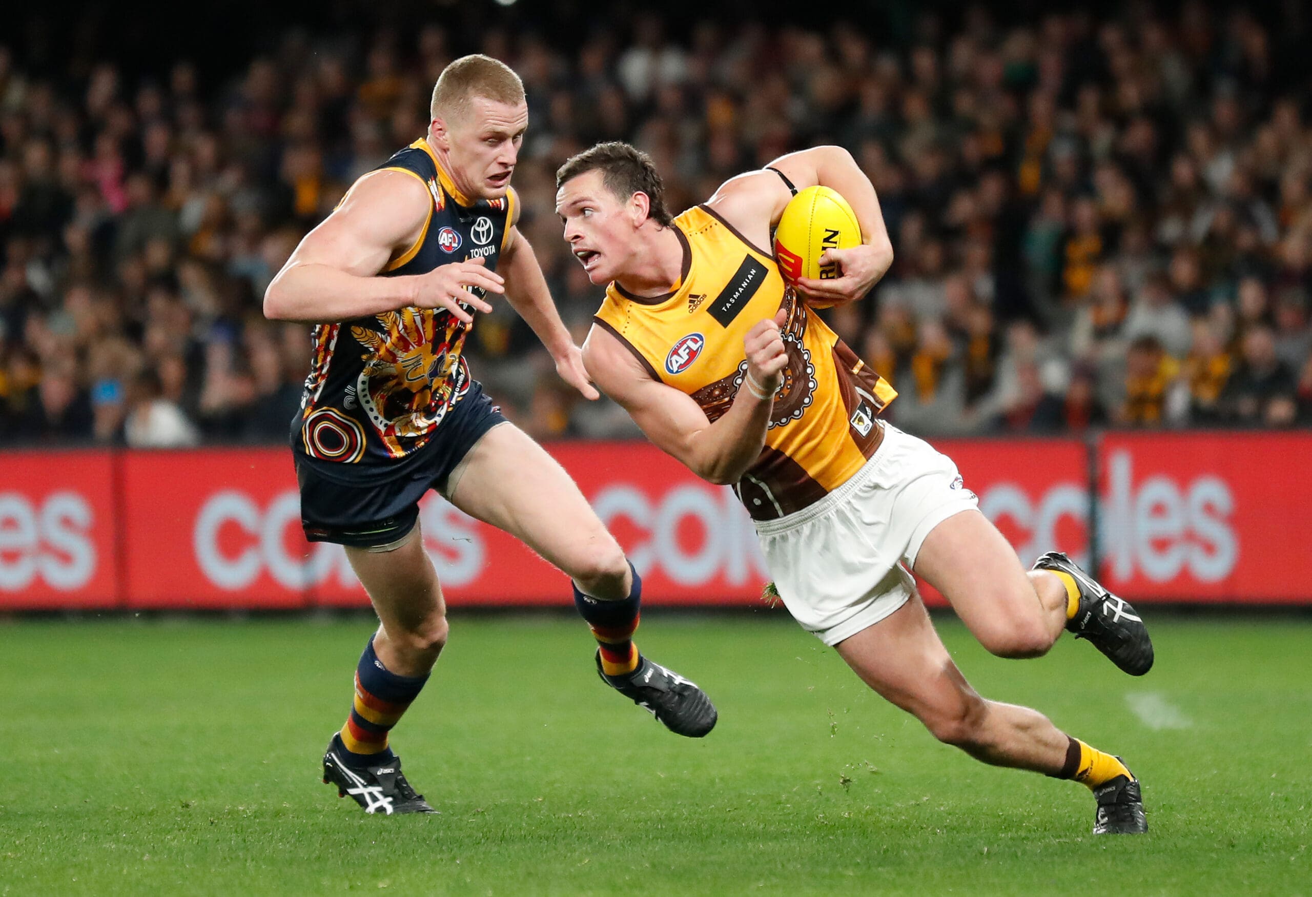 Hawthorn defender James Blanck "absolutely ready to take on some of the best key forwards" in the AFL