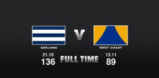 FULL TIME: Geelong vs West Coast - Round 5, 2023