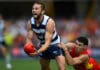 Geelong midfielder, Eagle and Sun charged by MRO