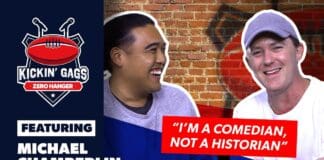 "I'm a comedian, not a historian!"