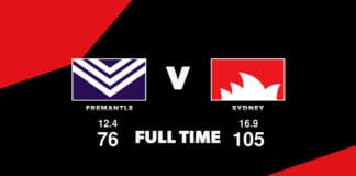 FULL TIME: Fremantle vs Sydney - Round 19, 2023