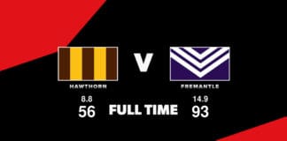 FULL TIME: Hawthorn vs Fremantle - Round 24, 2023