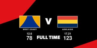 FULL TIME: West Coast vs Adelaide - Round 24, 2023
