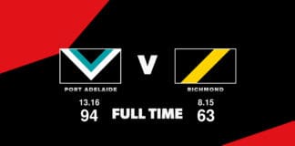 FULL TIME: Port Adelaide vs Richmond - Round 24, 2023