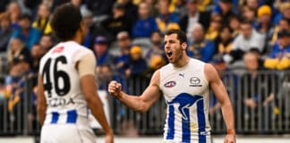 North Melbourne ruckman Tristan Xerri signs on at Arden Street