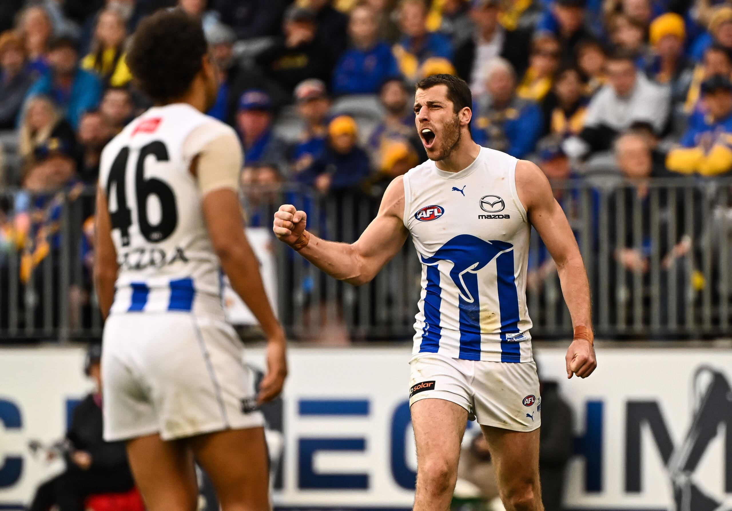 North Melbourne ruckman Tristan Xerri signs on at Arden Street